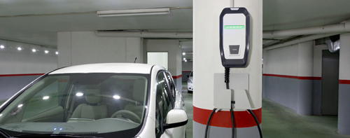 Puntos de recarga de vehículos eléctricos